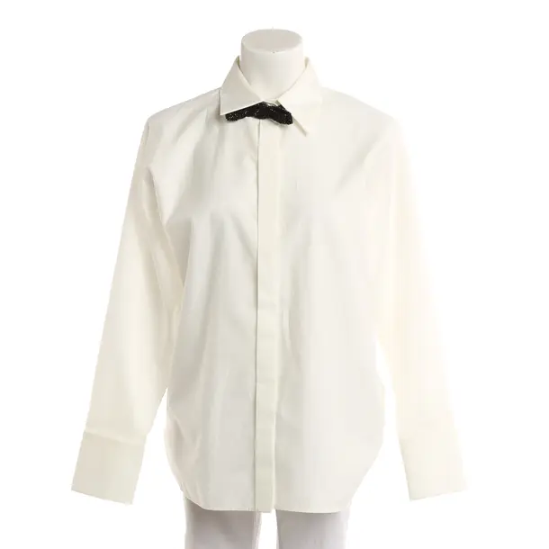 Blouse, in White, Cotton, Max Mara