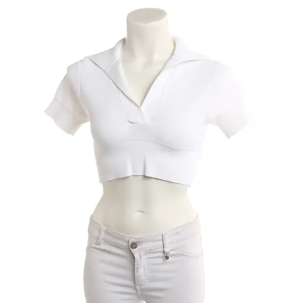 Shirt, in White, Viscose, Alaia