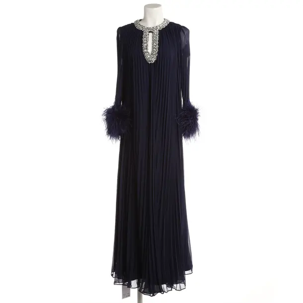 Cocktail Dress, in Navy, Polyester, self-portrait