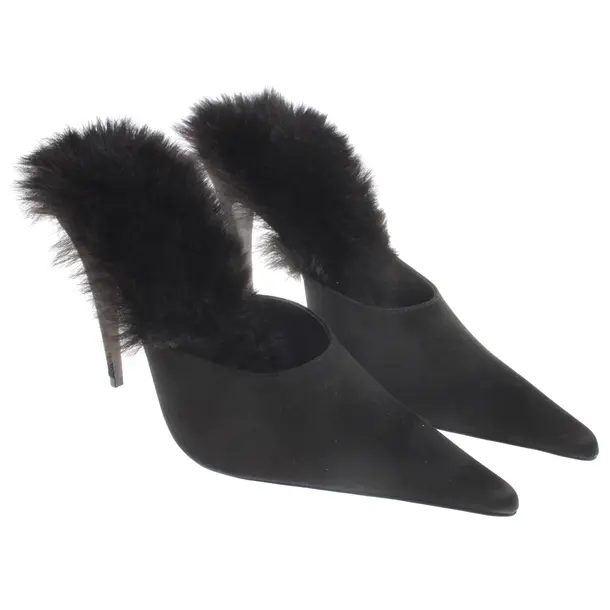 Heeled Mules, in Black, Magda Butrym