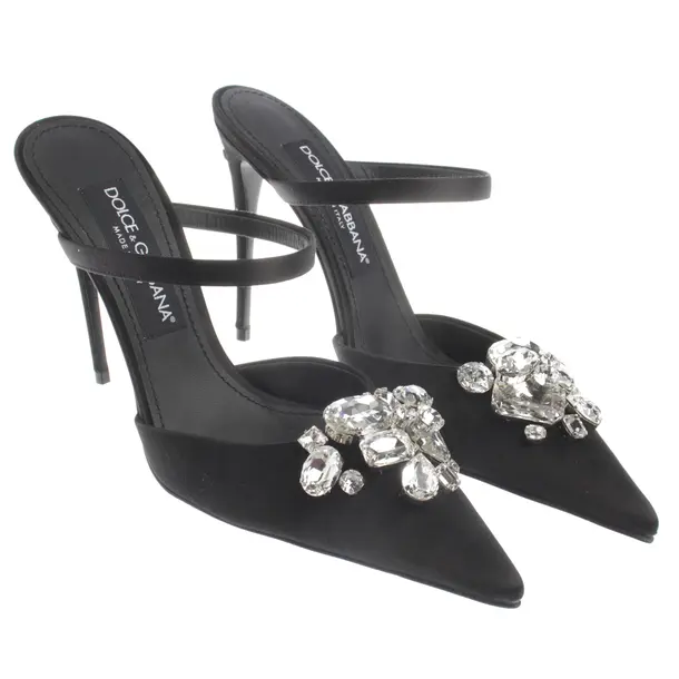 Heeled Mules, in Black, Dolce & Gabbana