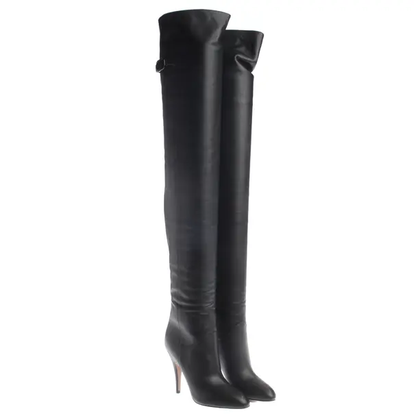 Overkneestiefel, in Schwarz, Valentino