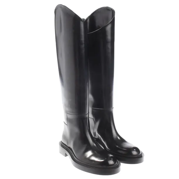 Stiefel, in Schwarz, Jil Sander