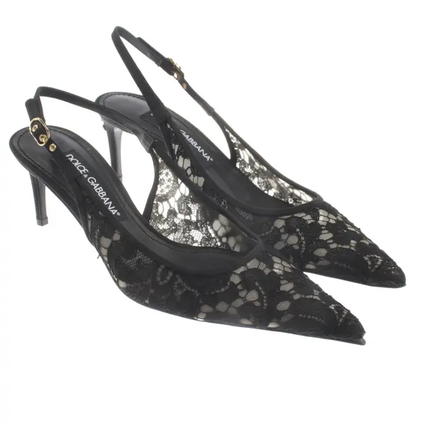 Slingbacks, in Black, Dolce & Gabbana