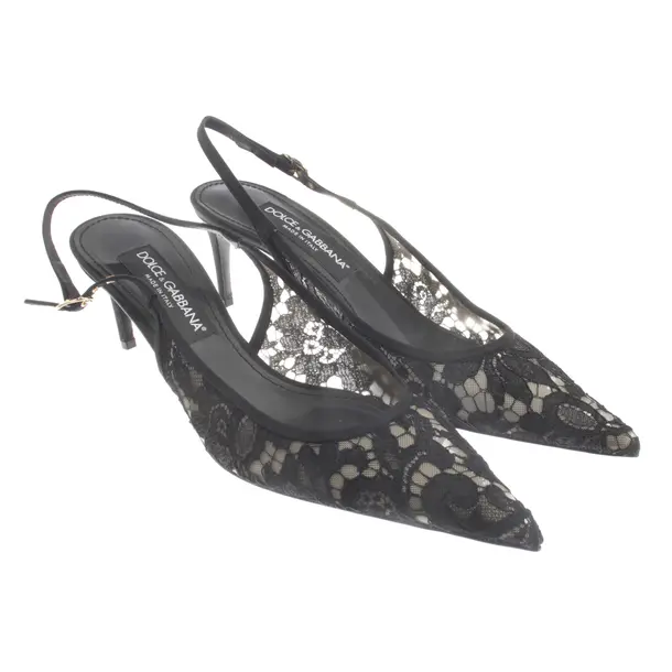 Sandali, in Nero, Dolce e Gabbana