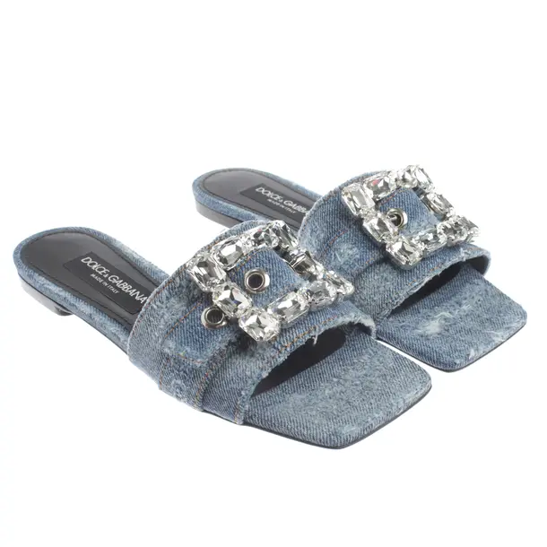 Sandalen, in Blau, Dolce & Gabbana