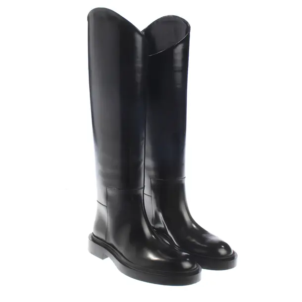 Stiefel, in Schwarz, Jil Sander