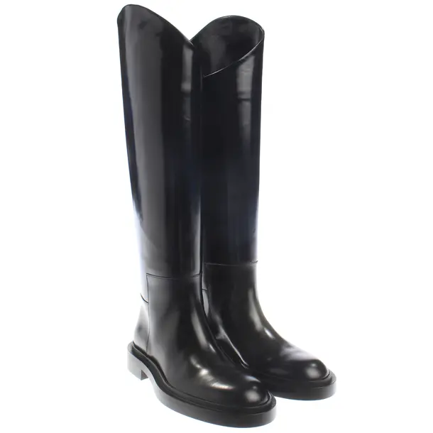 Stiefel, in Schwarz, Jil Sander