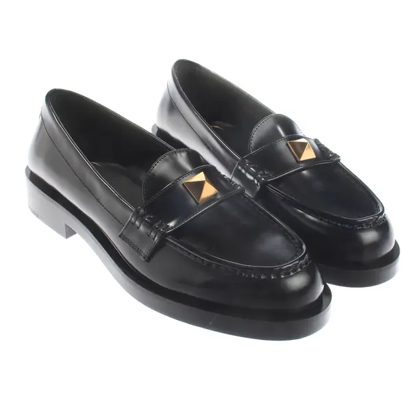 Loafers, in Black, Valentino