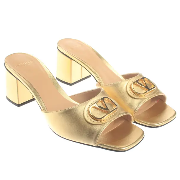 Sandaletten, in Gold, Valentino