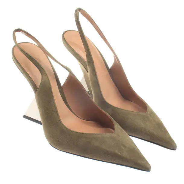 Slingbacks, in Dunkelgrün, The Attico