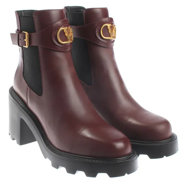 Stiefeletten, in Bordeaux, Valentino