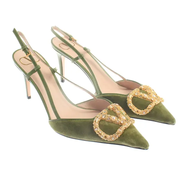 Slingbacks, in Grün, Valentino