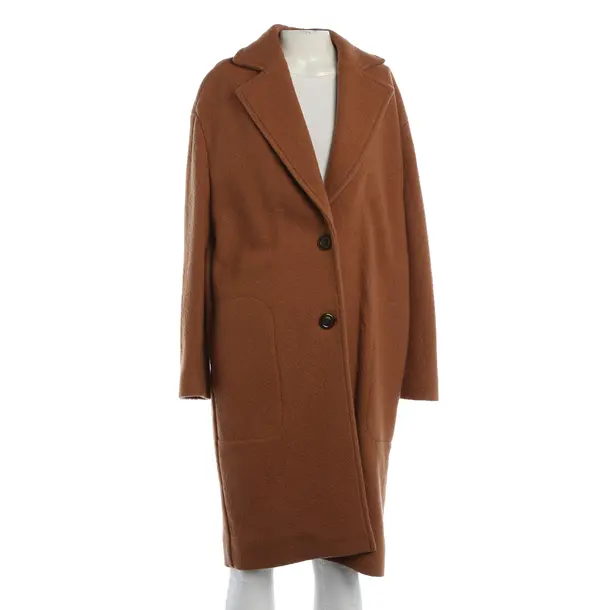 Mid-Season Coat, in Light Brown, Wool, See by Chloé