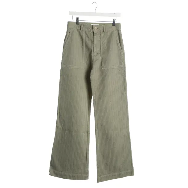 Pants, in Light Green, Cotton, Masscob