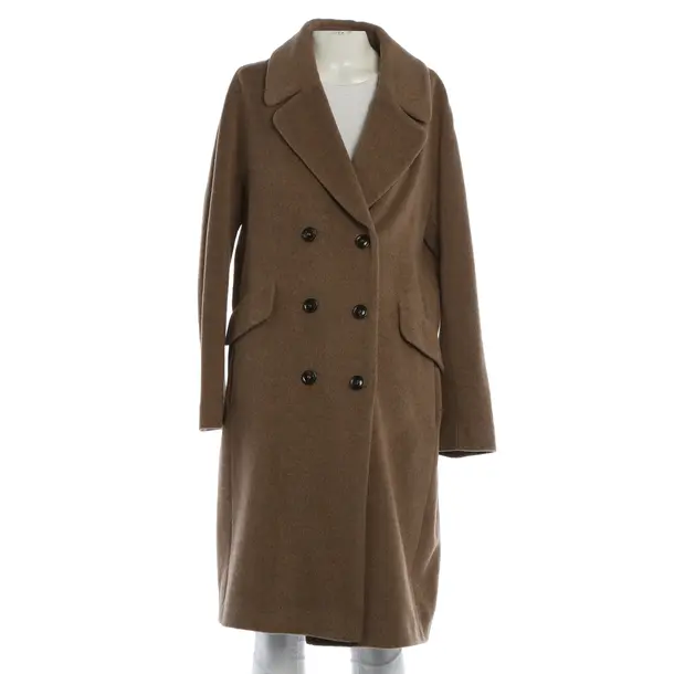 Mid-Season Coat, in Brown, Wool, Marc Cain