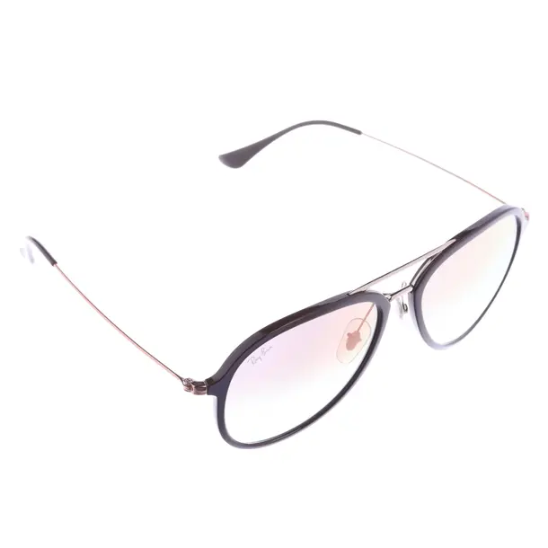 Sonnenbrille, in Gold, Kunststoff / Naturmaterial, Ray Ban