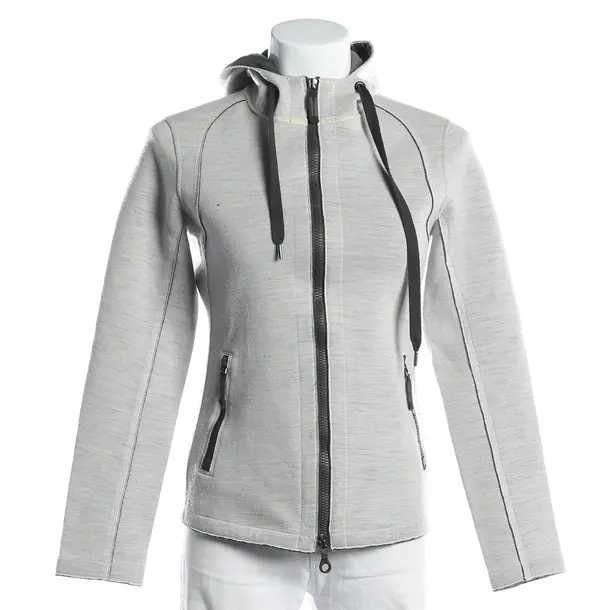 Hoodie, in Hellgrau, Polyester, Frauenschuh