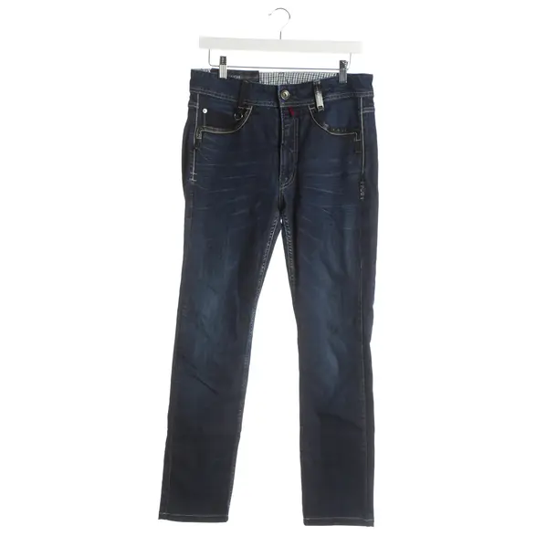 Jeans Skinny, in Navy, Baumwolle, High Use
