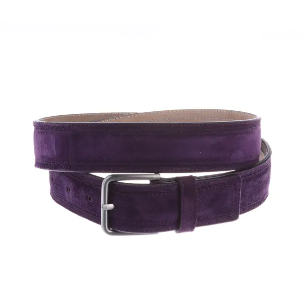 Belt, in Purple, Leather, Hugo Boss