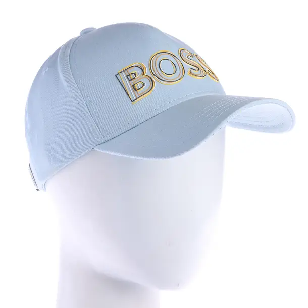Cap, in Light Blue, Cotton, Hugo Boss Green