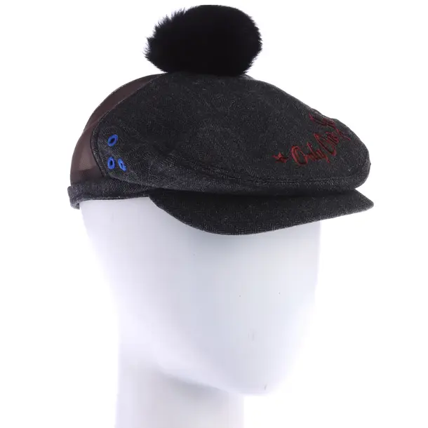 Beanie, in Gray, Wool, Dsquared