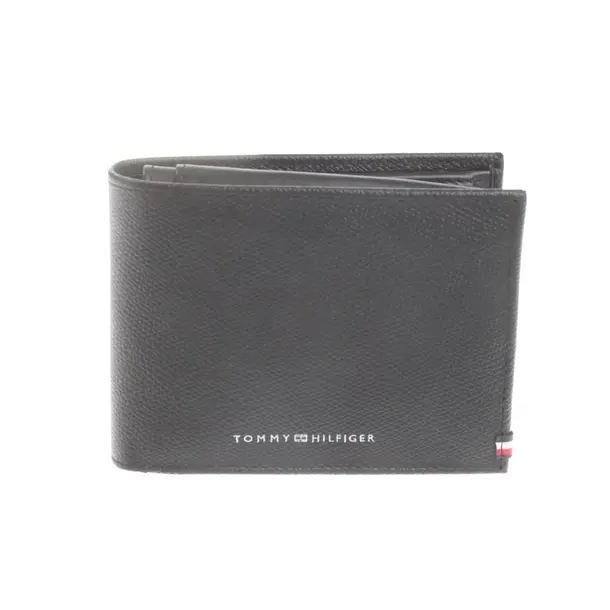 Wallet, in Black, Leather, Tommy Hilfiger