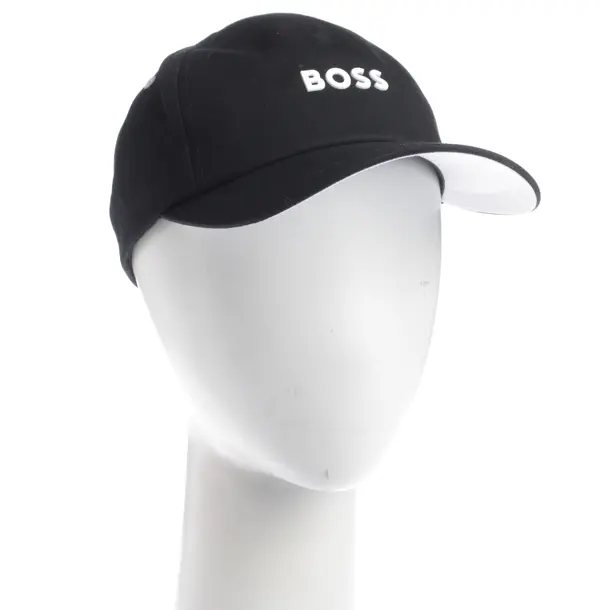 Cappello, in Nero, Cotone, Hugo Boss Arancione