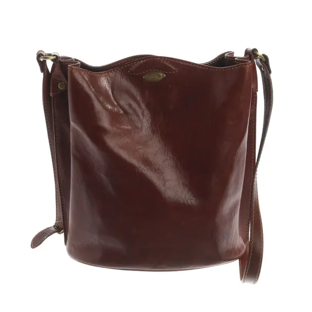 Shoulder Bag, in Brown, Leather, The Bridge