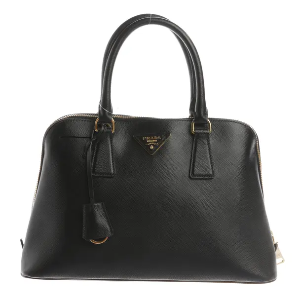 Handbag, in Black, Leather, Prada