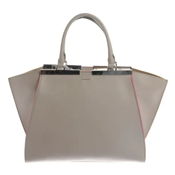 Handbag, in Gray, Leather, Fendi