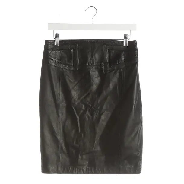 Skirt, in Black, Leather, Steffen Schraut