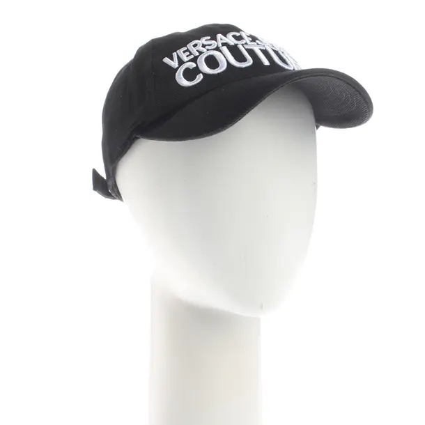 Cap, in Schwarz, Baumwolle, Versace Jeans Couture