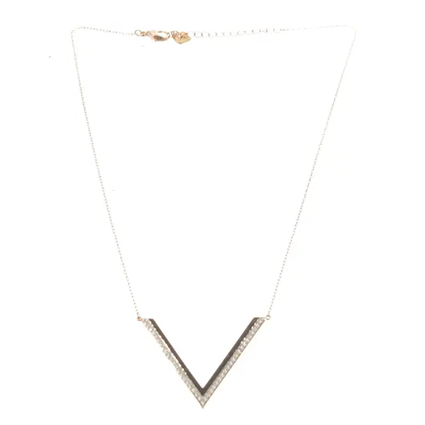 Necklace, in Gold, Metal (metallic, metallized), Swarovski