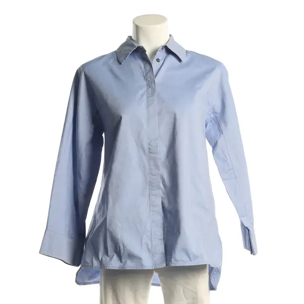Bluse, in Blau, Baumwolle, Max Mara