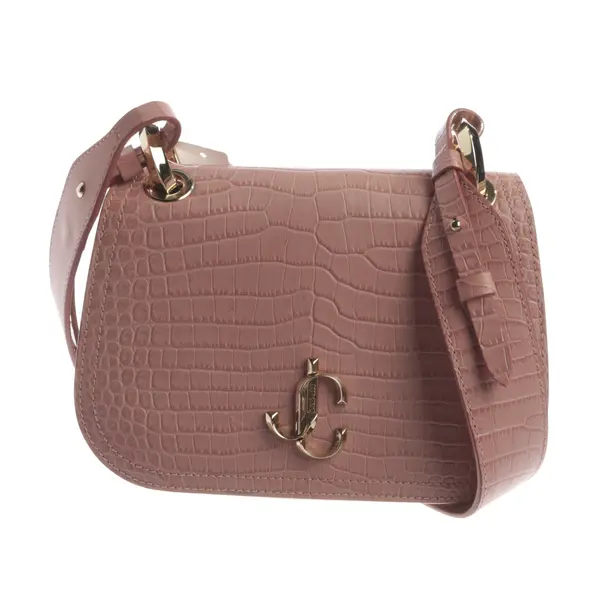Shoulder Bag, in Light Pink, Leather, Jimmy Choo