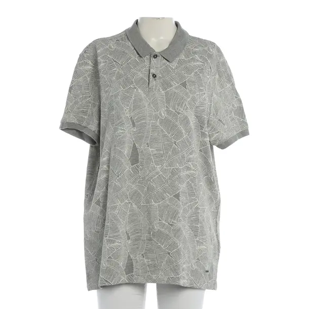 Poloshirt, in Grau, Baumwolle, Hugo Boss Orange
