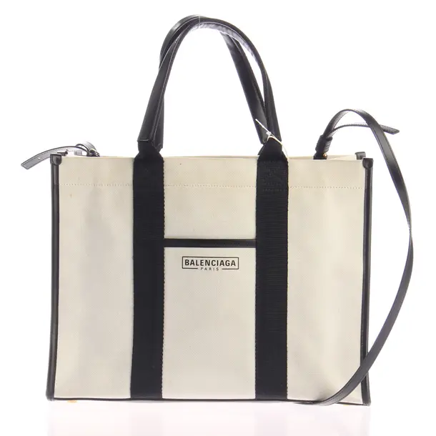 Shopper, in Beige, Baumwolle, Balenciaga