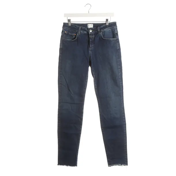 Skinny Jeans, in Navy, Cotton, Closed