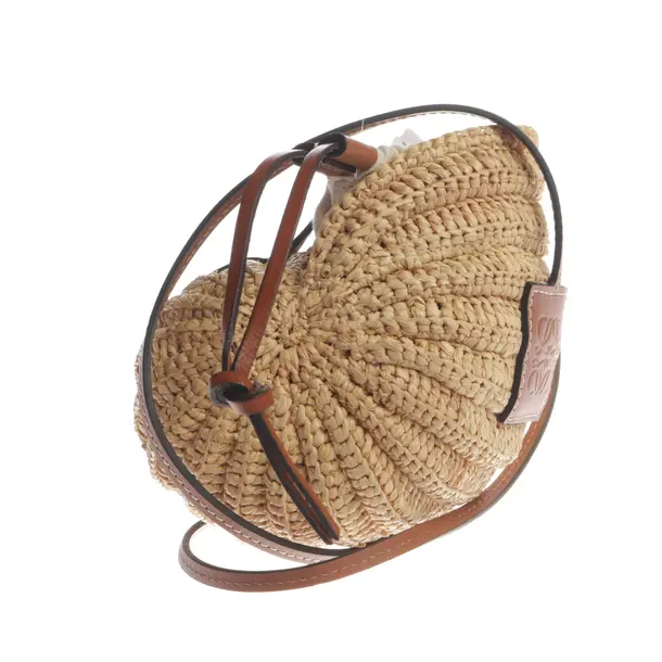 Borsa da sera, in Marrone chiaro, Paglia, Loewe