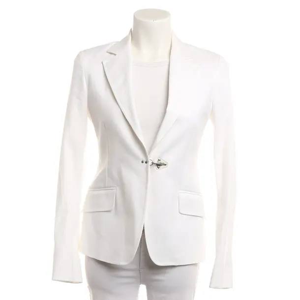 Blazer, in White, Cotton, Fay