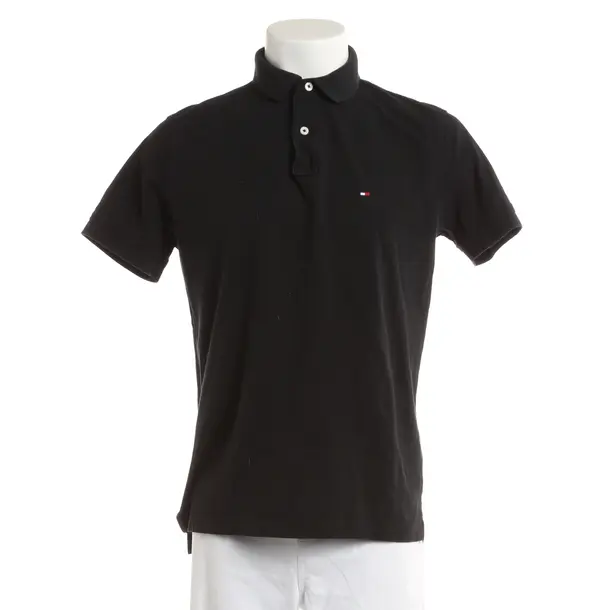 Poloshirt, in Schwarz, Baumwolle, Tommy Hilfiger