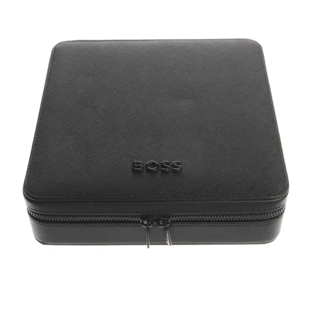 Jewelry Case, in Black, Leather, Hugo Boss