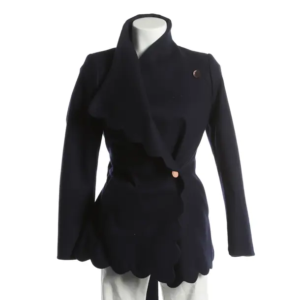 Mid-Season Jacket, in Navy, Wolle, Ted Baker