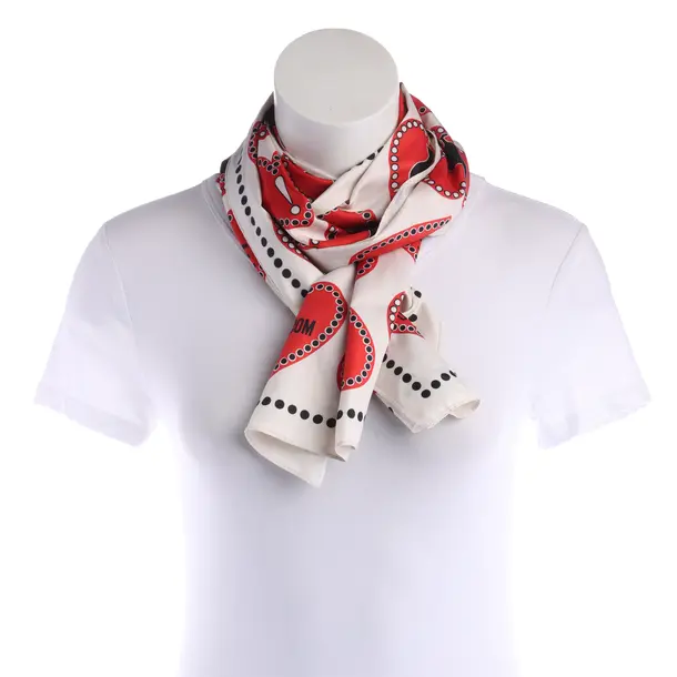 Shawl, in Multicolored, Silk, Love Moschino