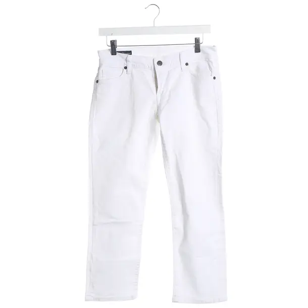 Straight Fit Jeans, in White, Cotton, Citizens of Humanity