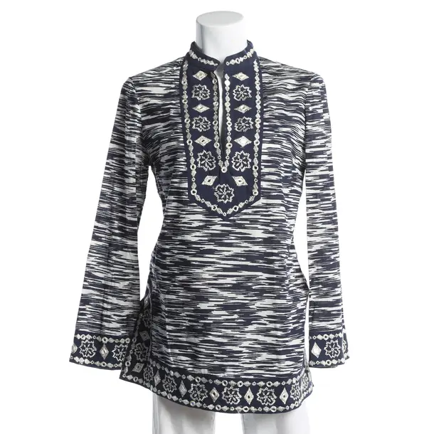 Bluse, in Blau, Baumwolle, Tory Burch