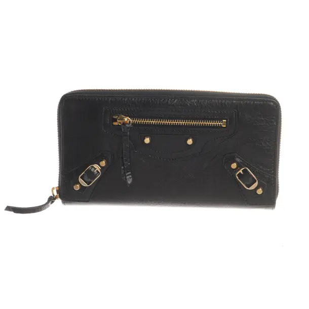 Geldbörse, in Schwarz, Leder, Balenciaga