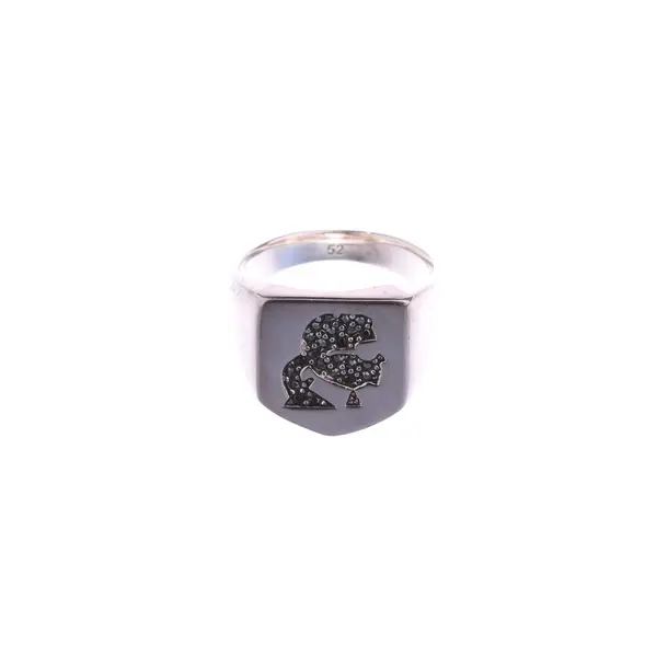 Ring, in Silber, Metall (metallisch, metallisiert), Karl Lagerfeld