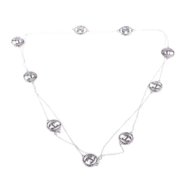 Halskette, in Silber, Metall (metallisch, metallisiert), Just Cavalli
